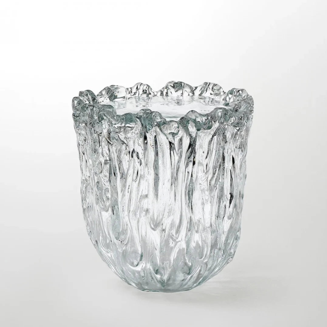 Fountain' side table in glass