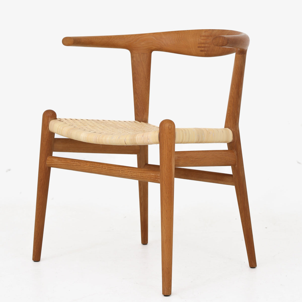 JH 518 - 'Bull Chair' in oak