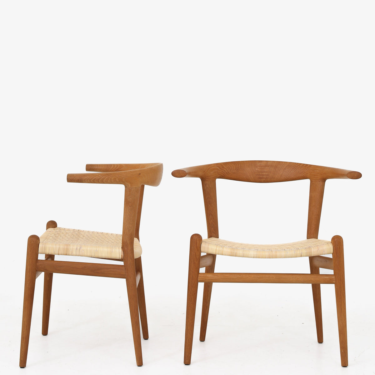 JH 518 - 'Bull Chair' in oak