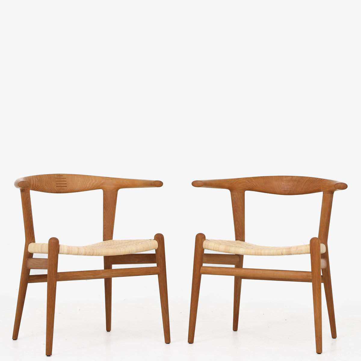JH 518 - 'Bull Chair' in oak
