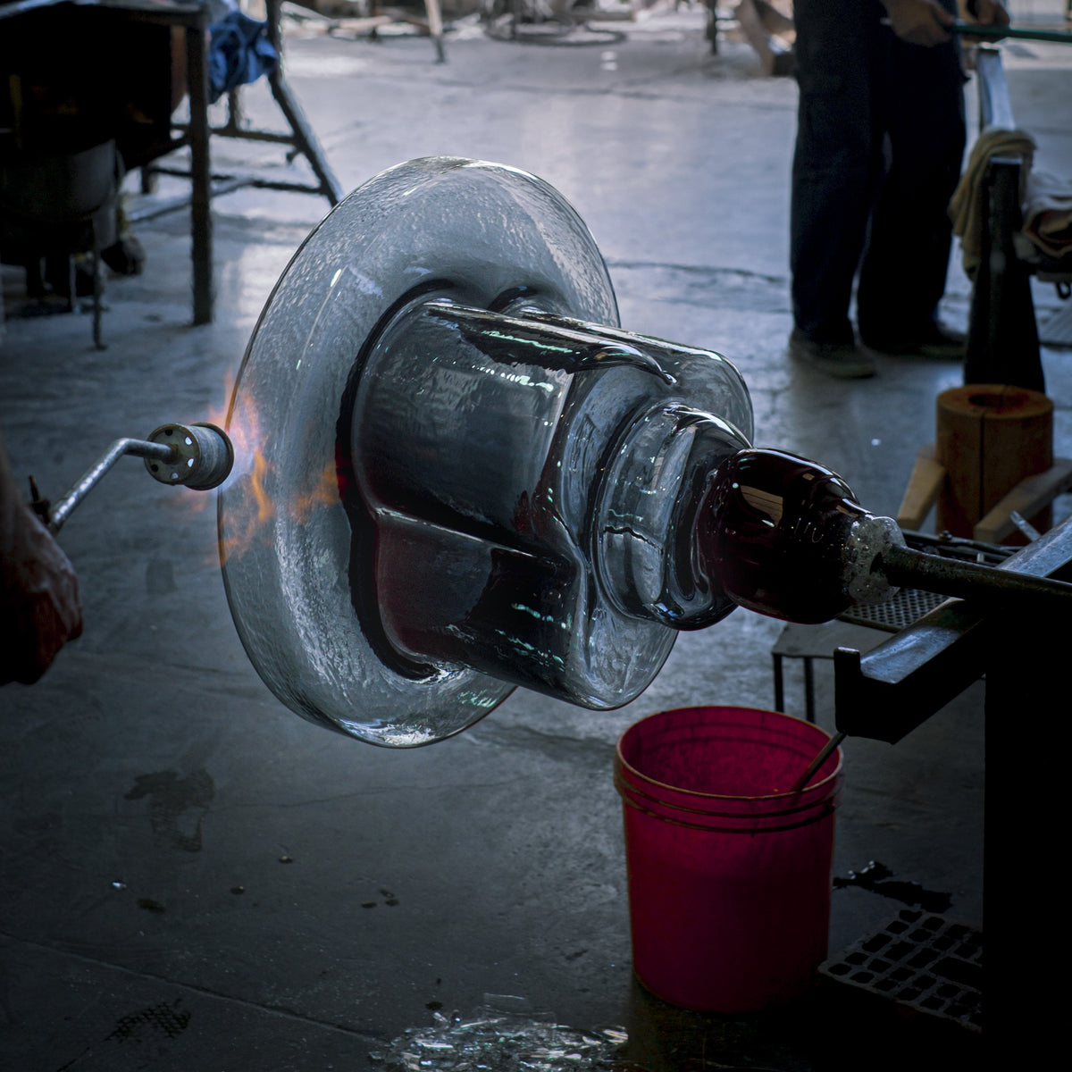 Small 'Soda' glass coffee table