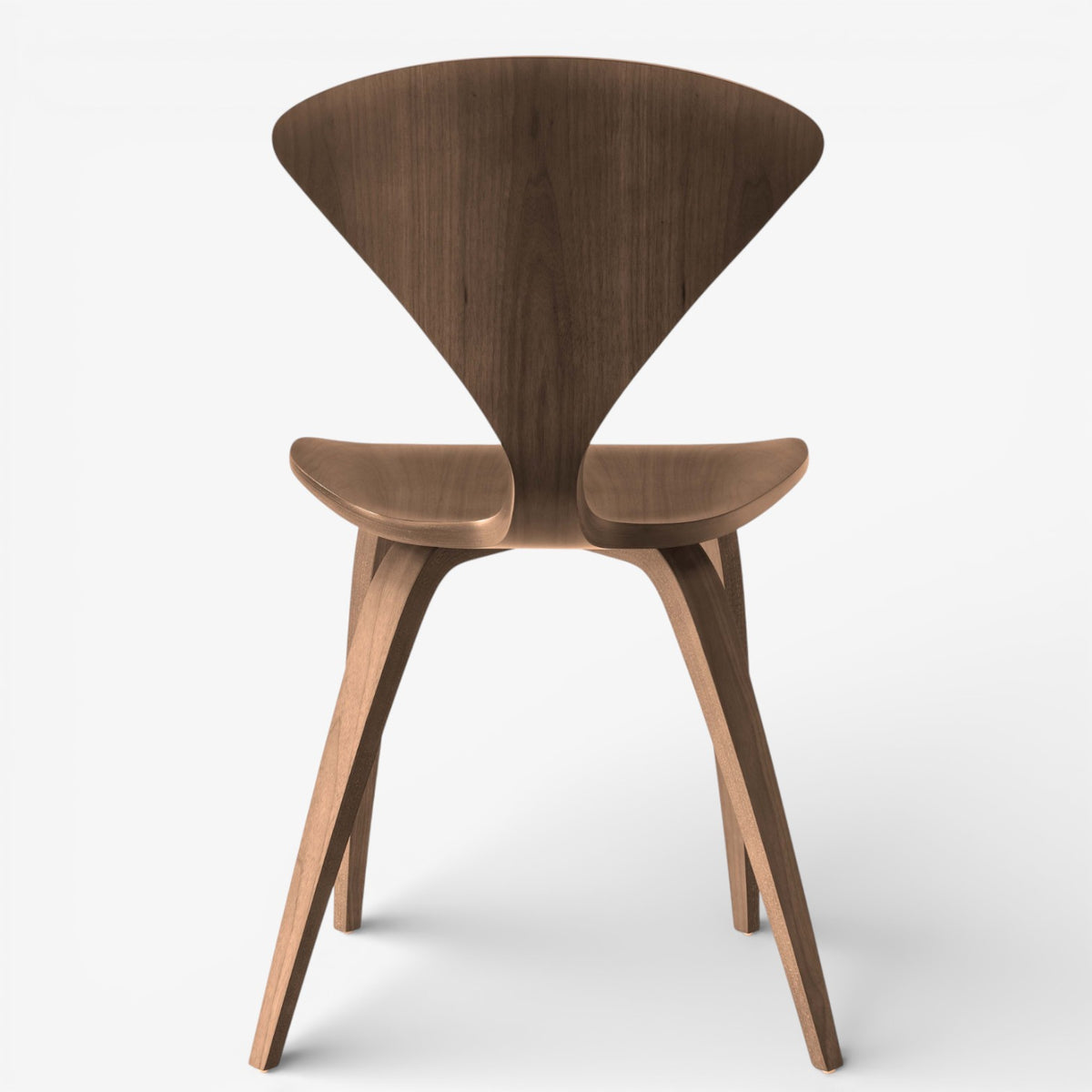Cherner' dining chair in walnut