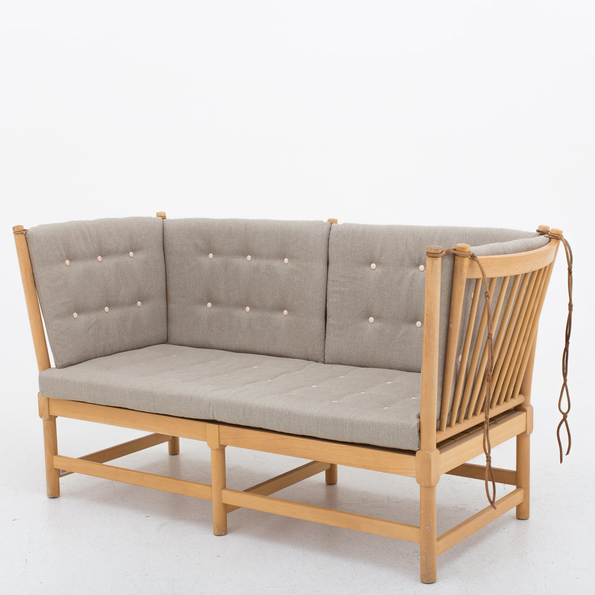 BM 1789 - Reupholstered spoke back sofa