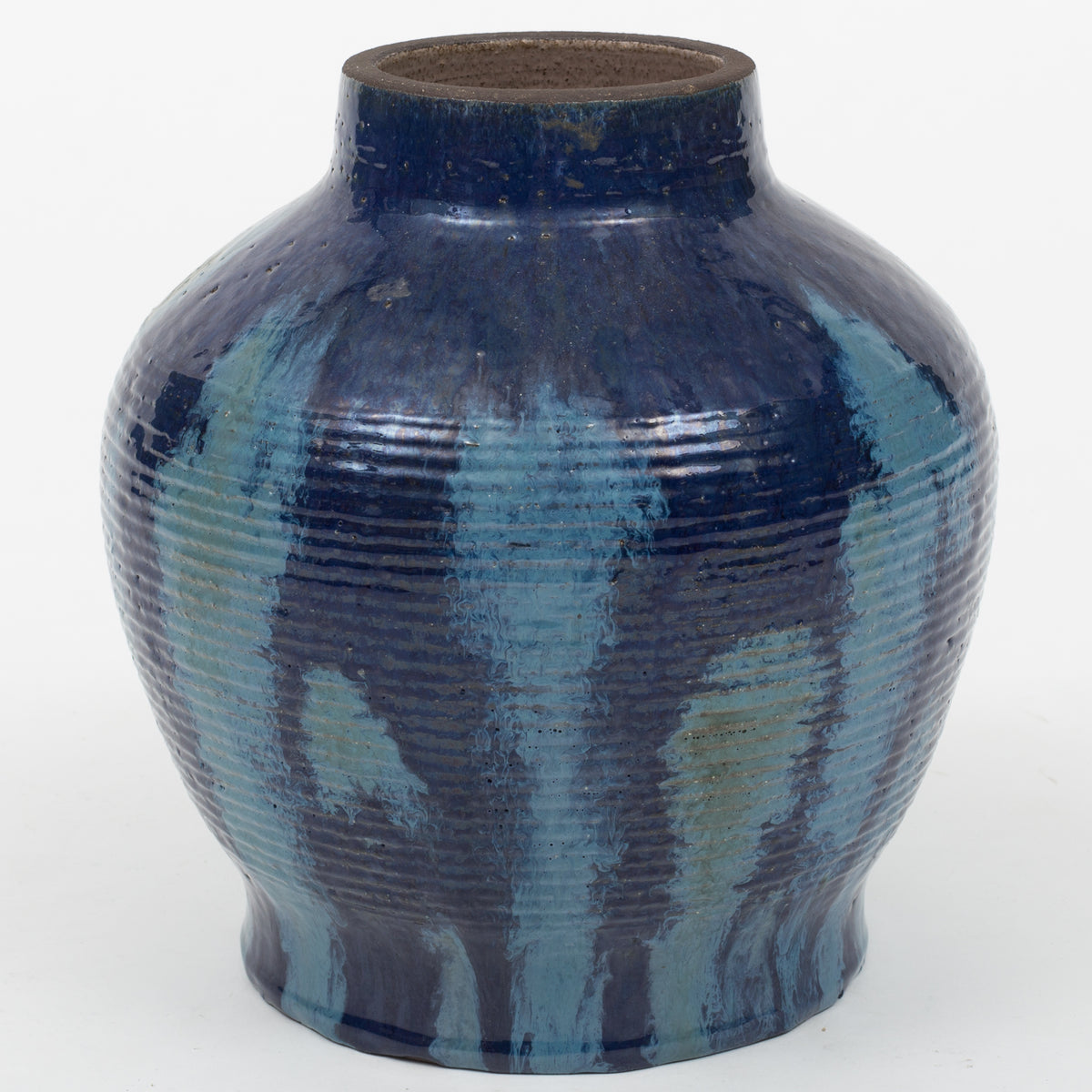 Floor vase in stoneware