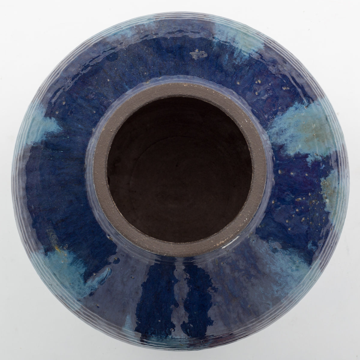 Floor vase in stoneware