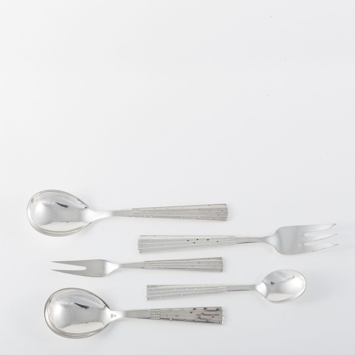"Champagne" cutlery in silver (14 pers.)