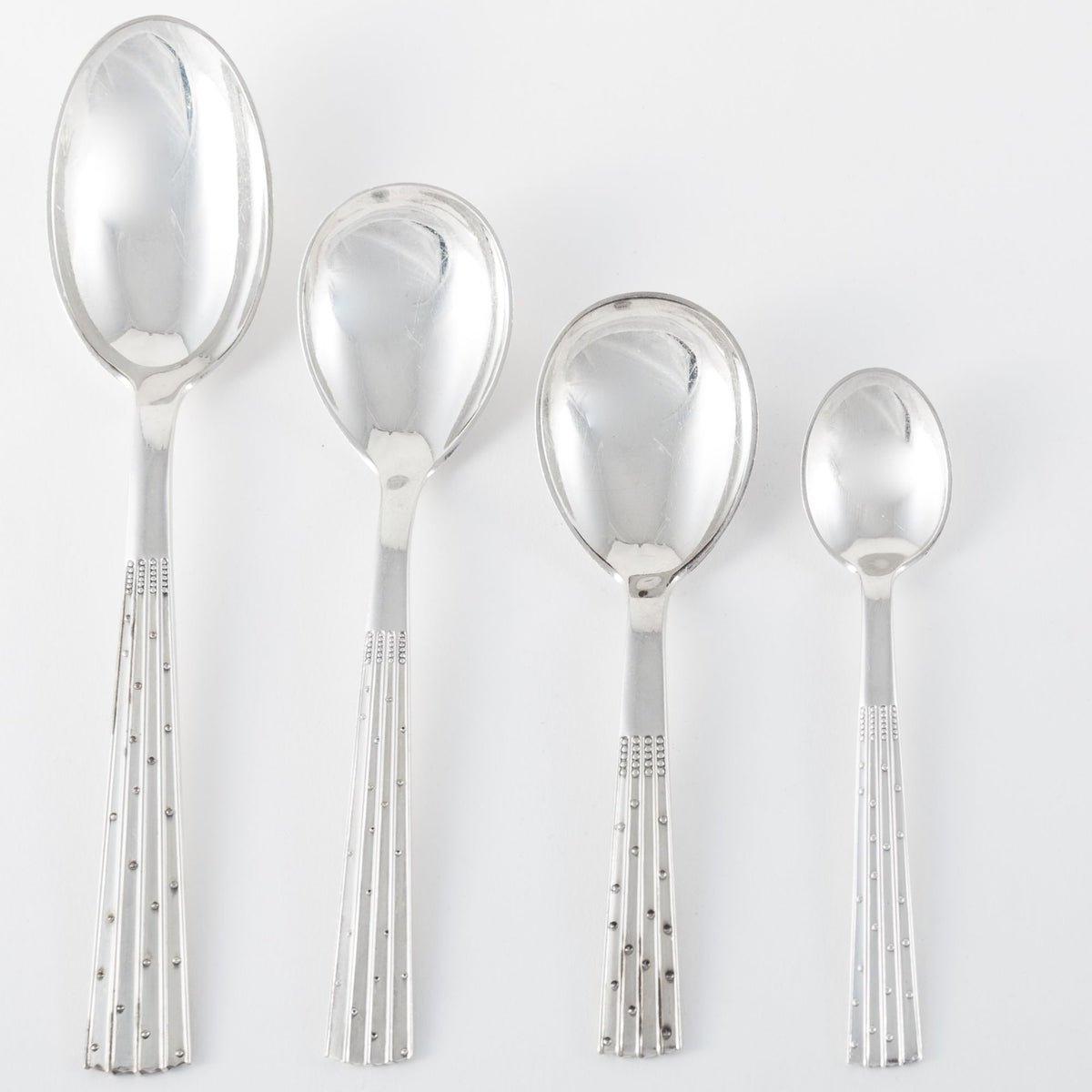 "Champagne" cutlery in silver (14 pers.)