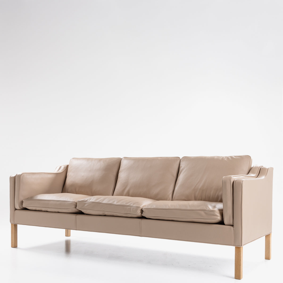 BM 2213 - Reupholstered 3-seater sofa