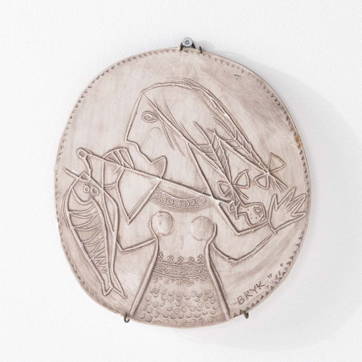 Stoneware relief