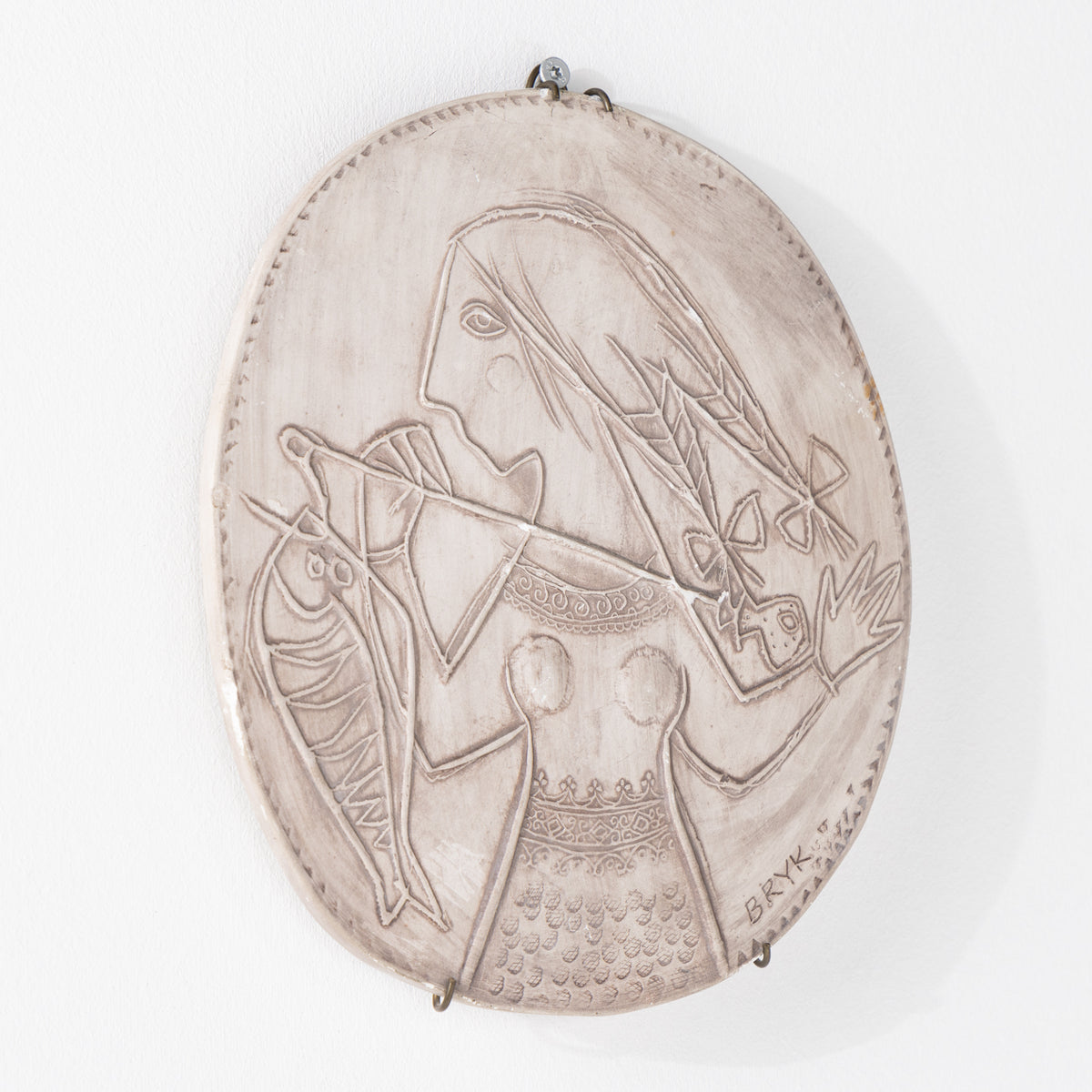Stoneware relief