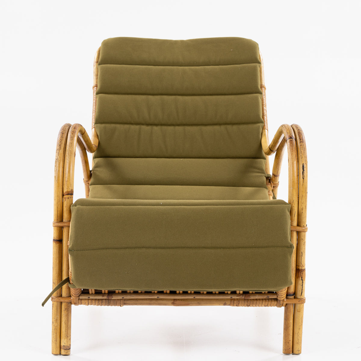 Wicker chair in bamboo