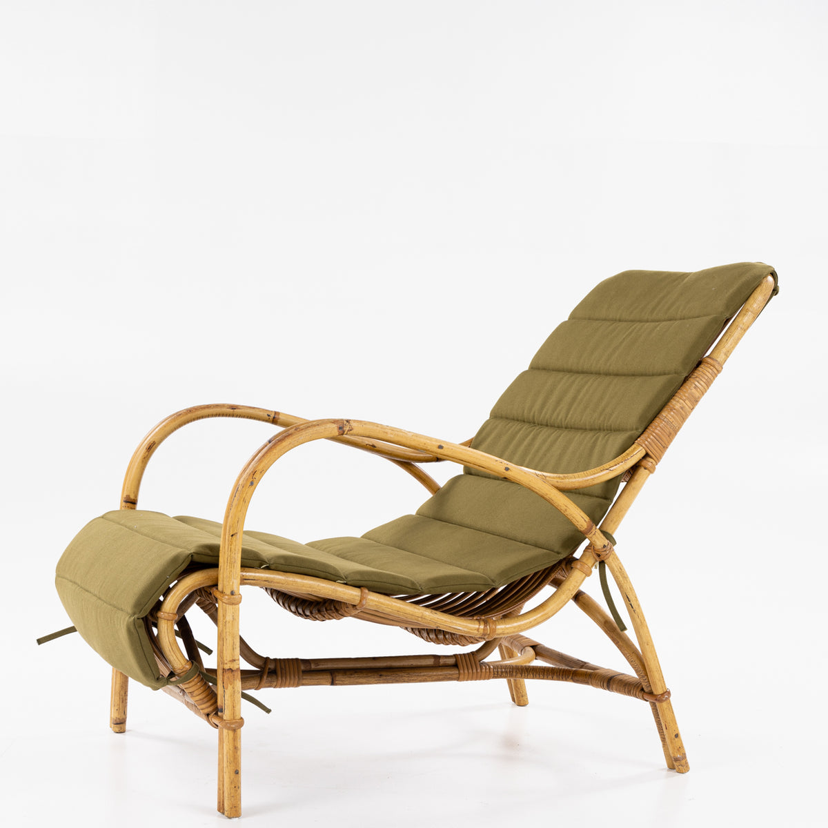 Wicker chair in bamboo