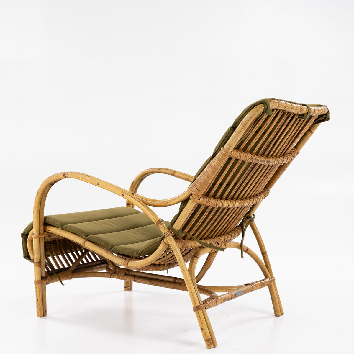 Wicker chair in bamboo