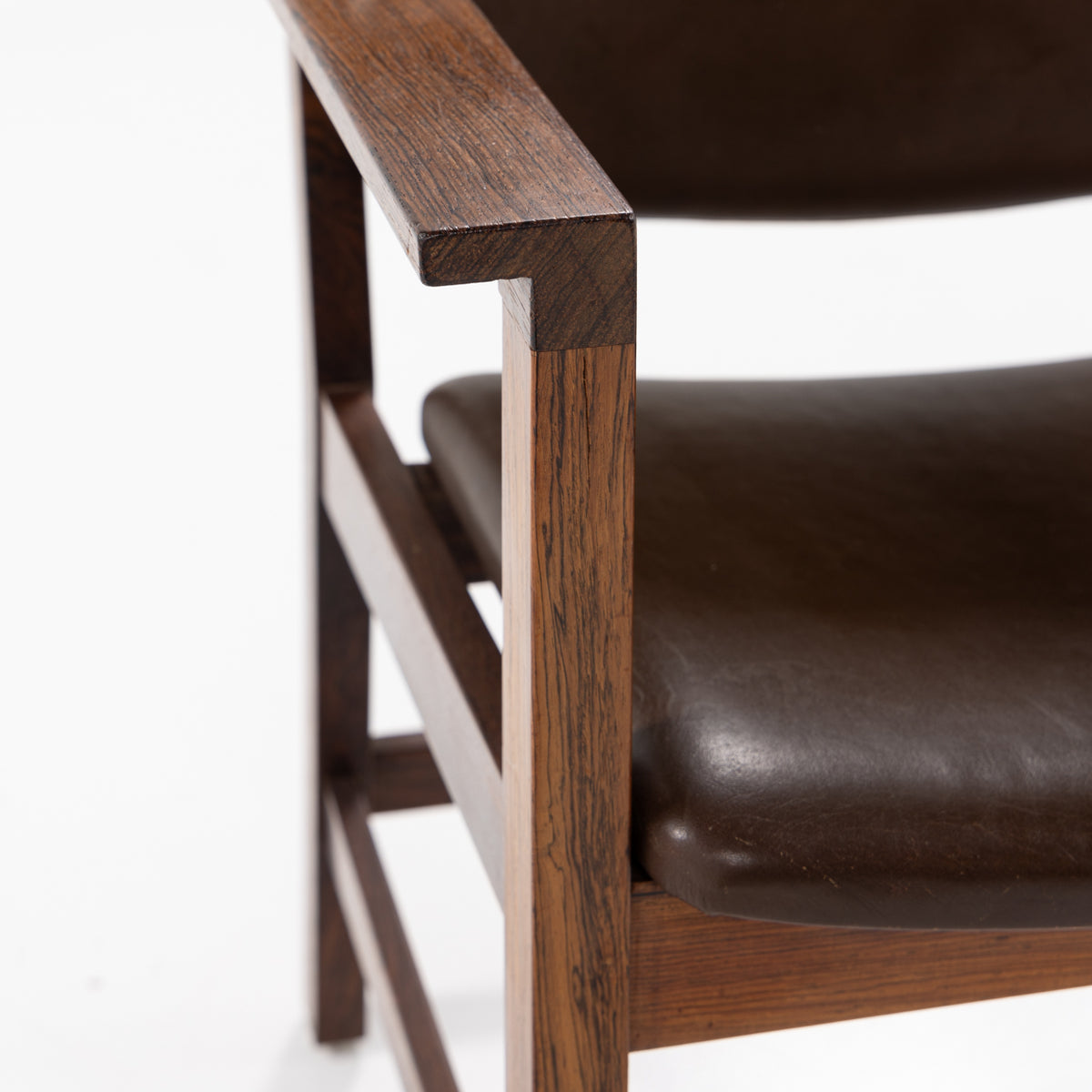 Children's armchair in rosewood