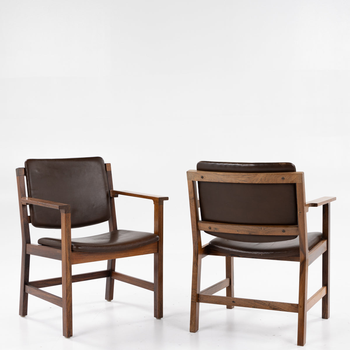 Children's armchair in rosewood