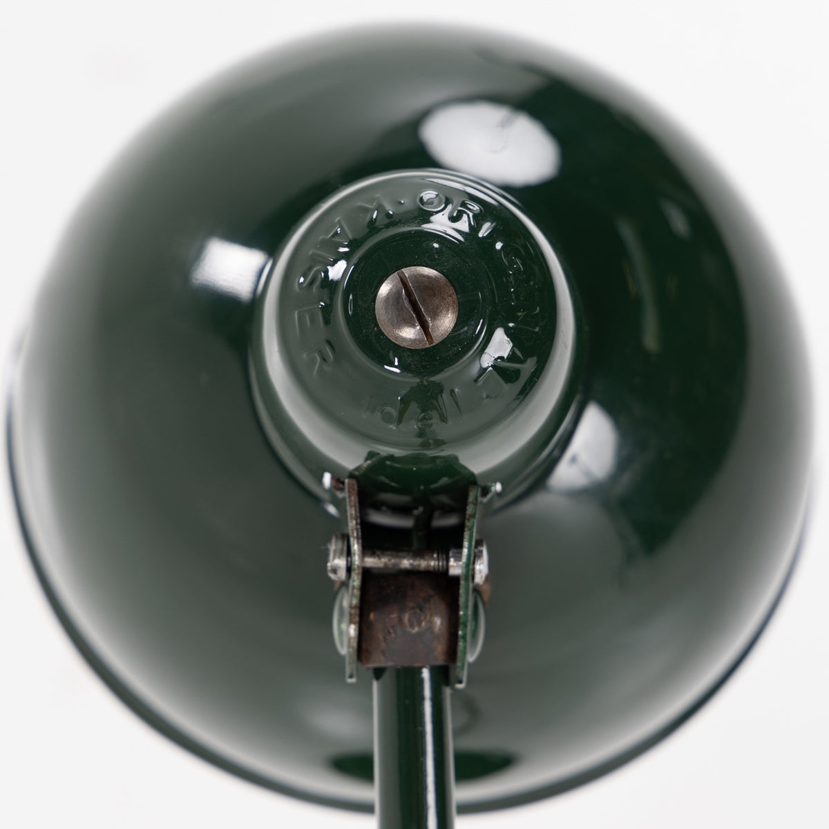 Model 6556 - Table lamp in green metal