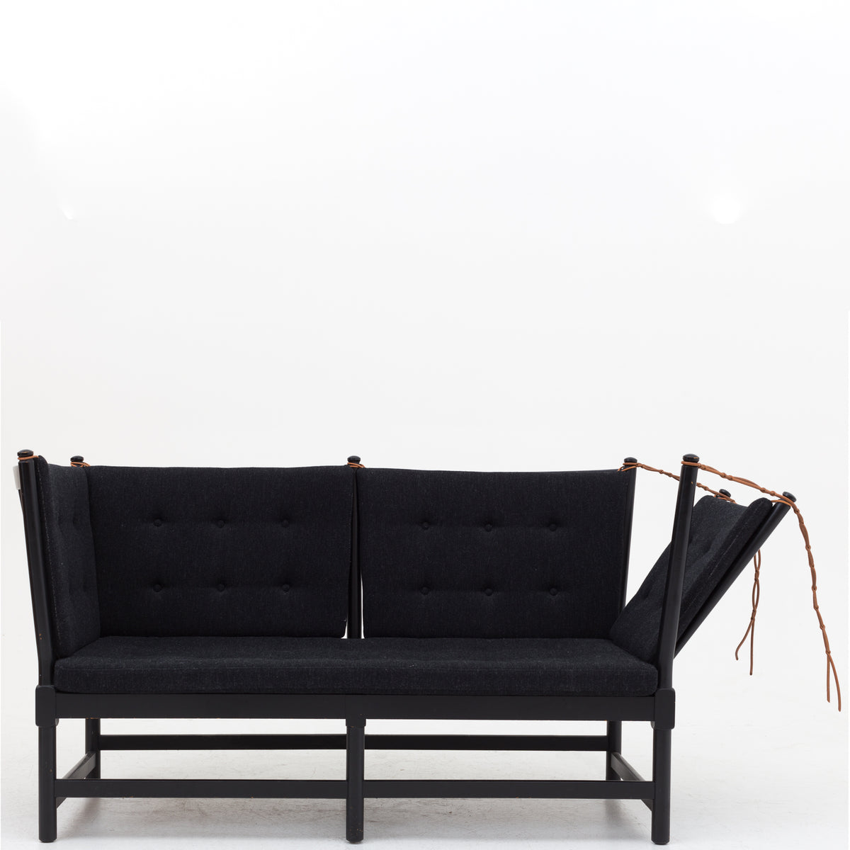 BM 1789 - Reupholstered spoke back sofa