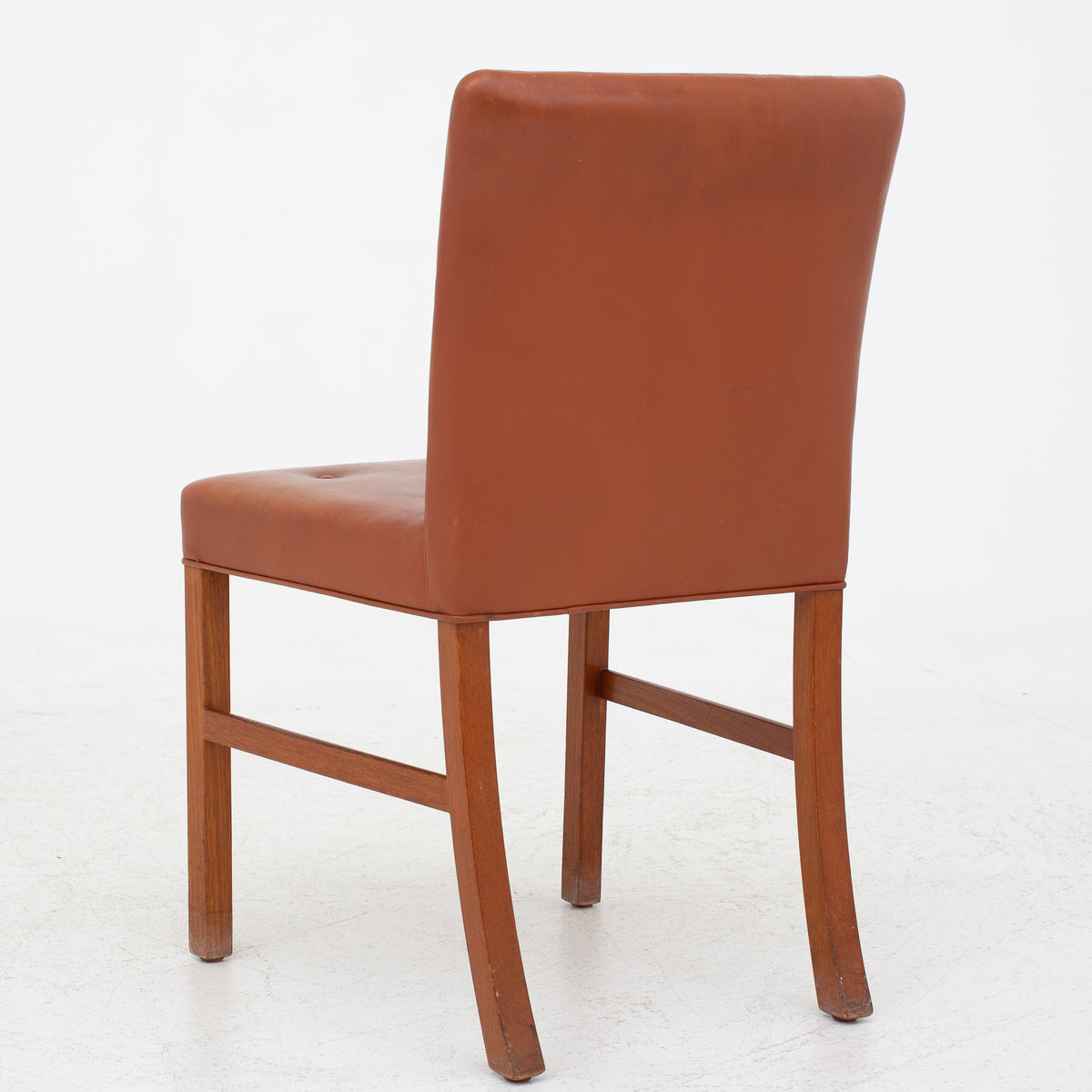 Dining chair in leather