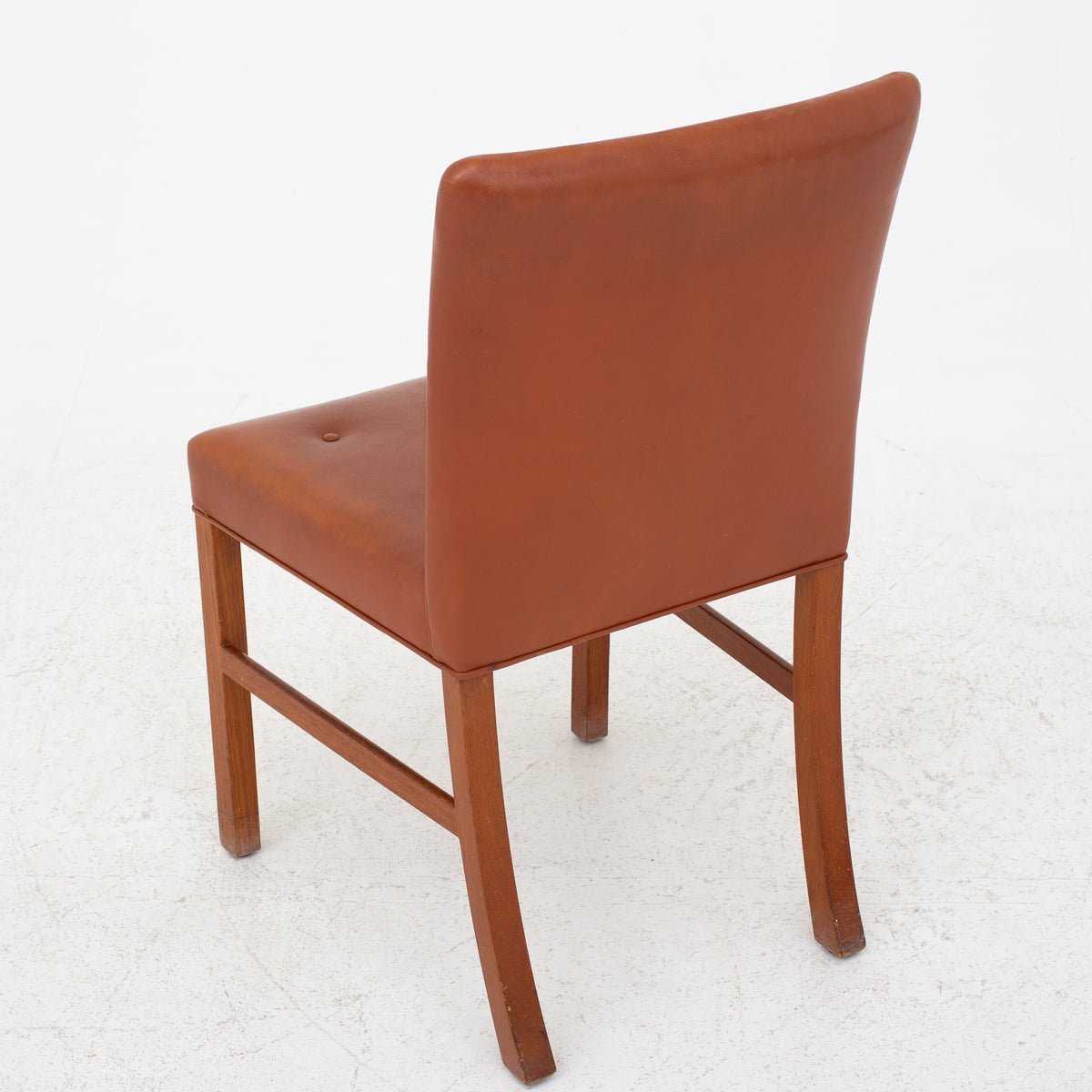 Dining chair in leather