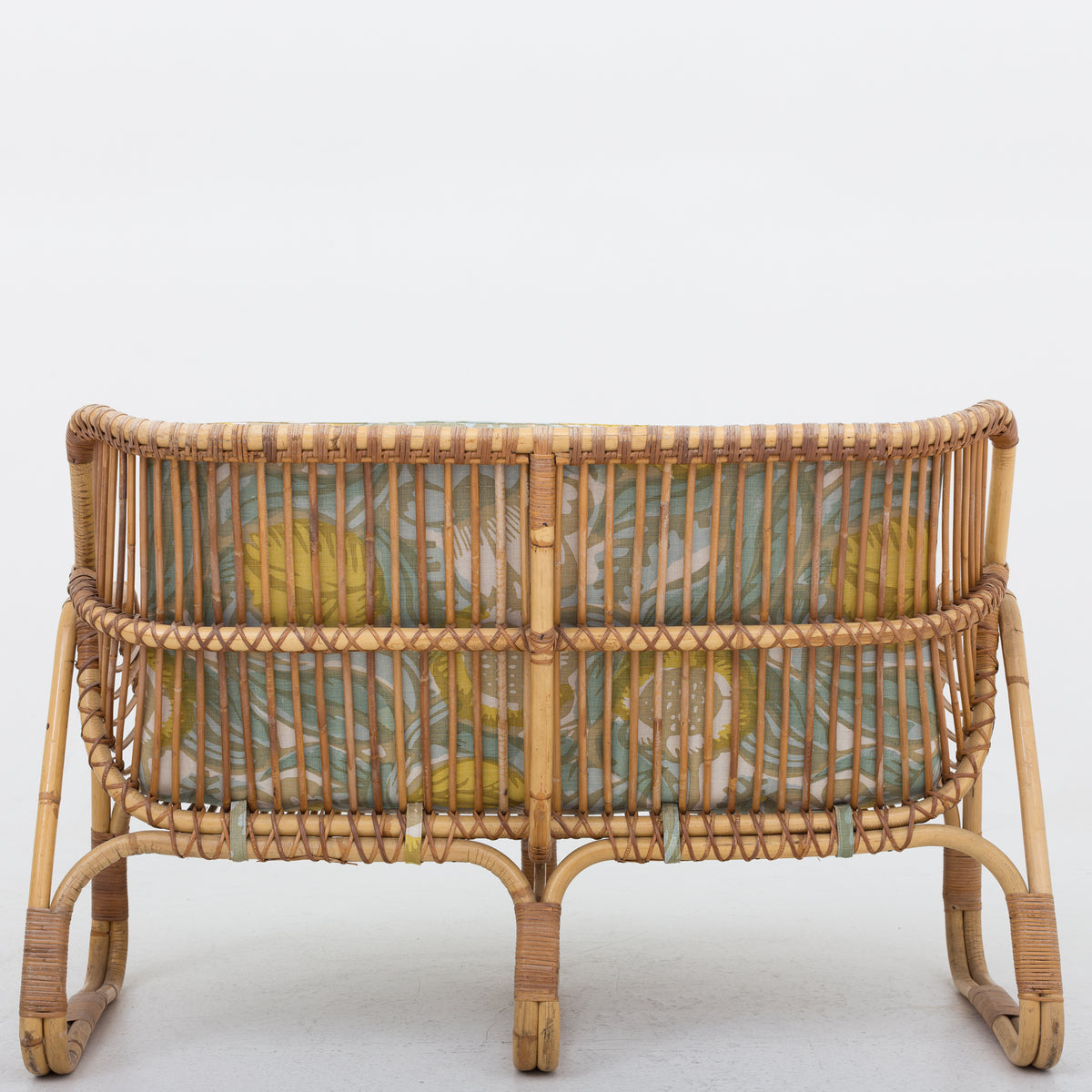 Wicker sofa in bamboo