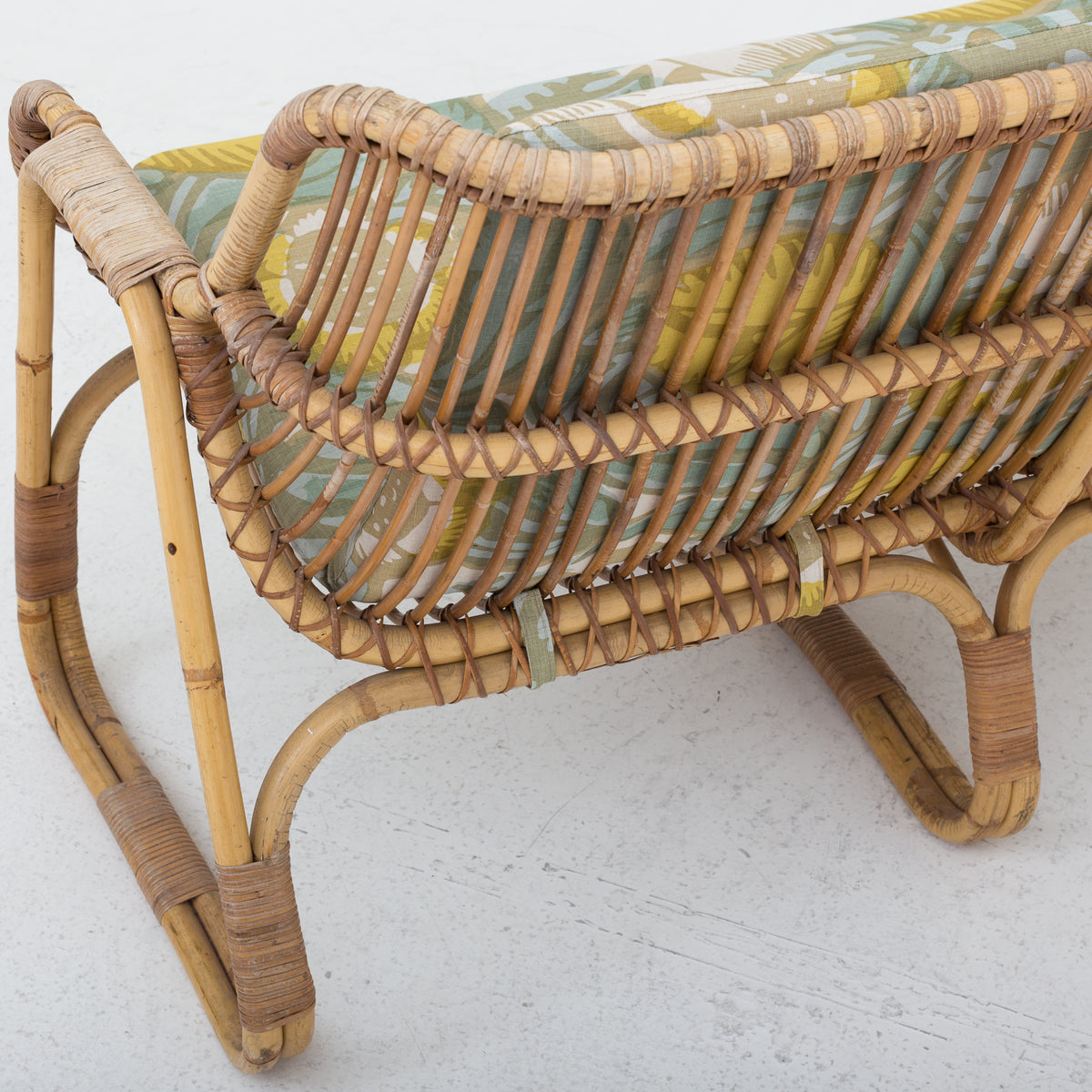 Wicker sofa in bamboo