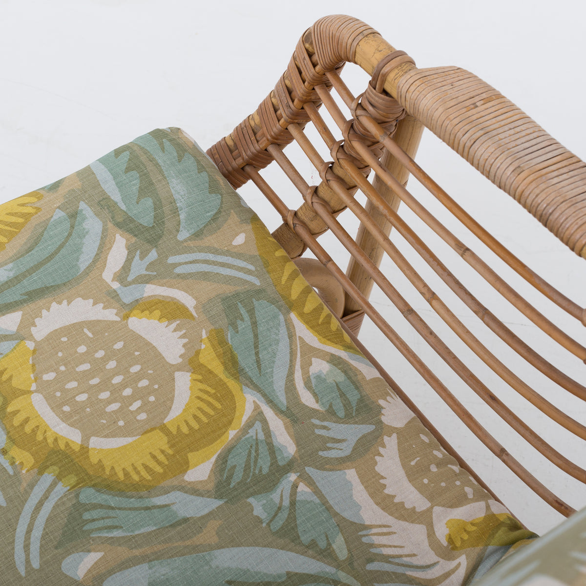 Wicker sofa in bamboo