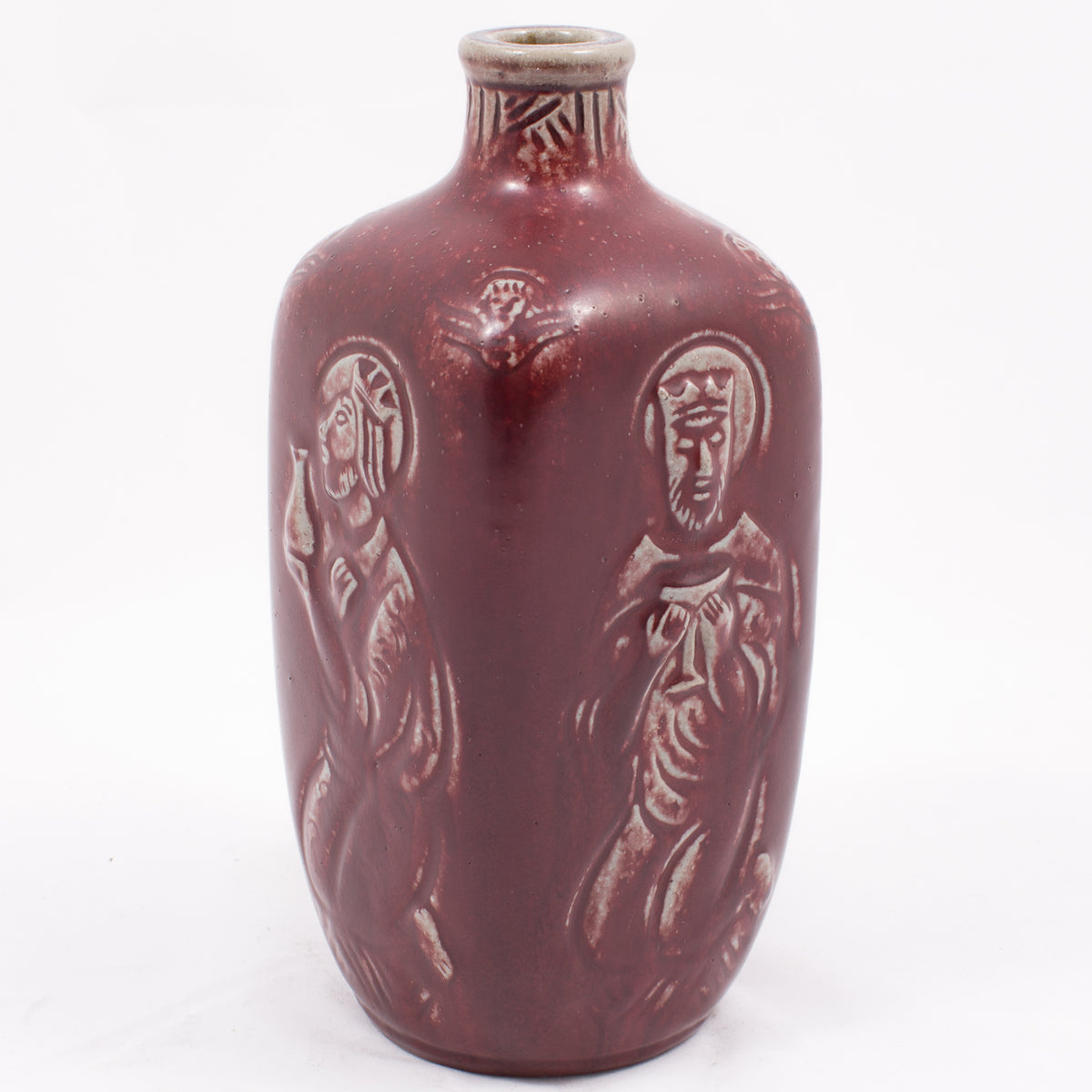 Vase in glazed stoneware