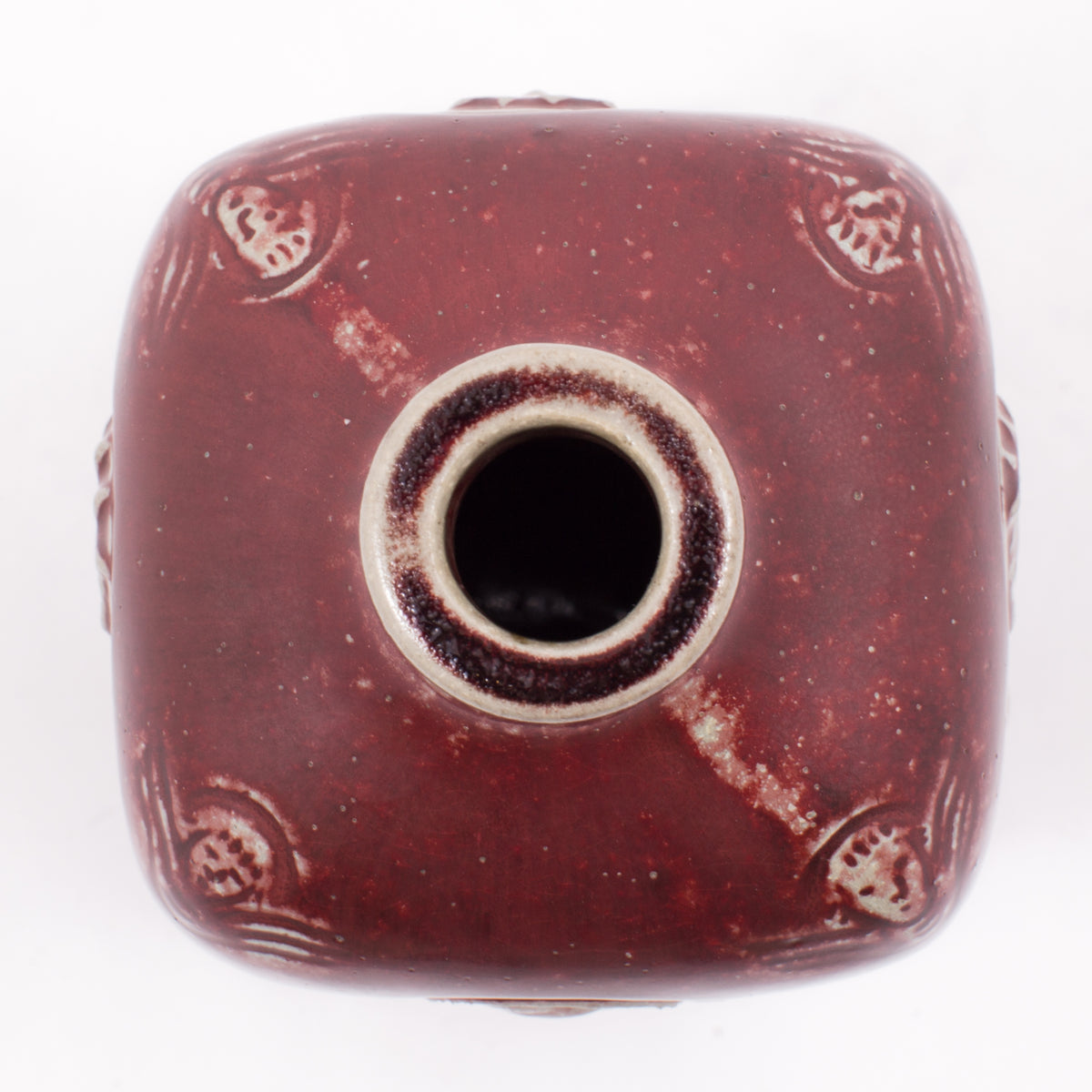 Vase in glazed stoneware