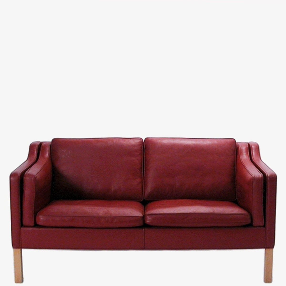 BM 2212 - 2-seater sofa in Indian Red