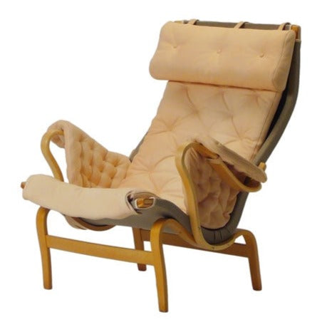 Pernilla 69 - Easy chair in natural leather