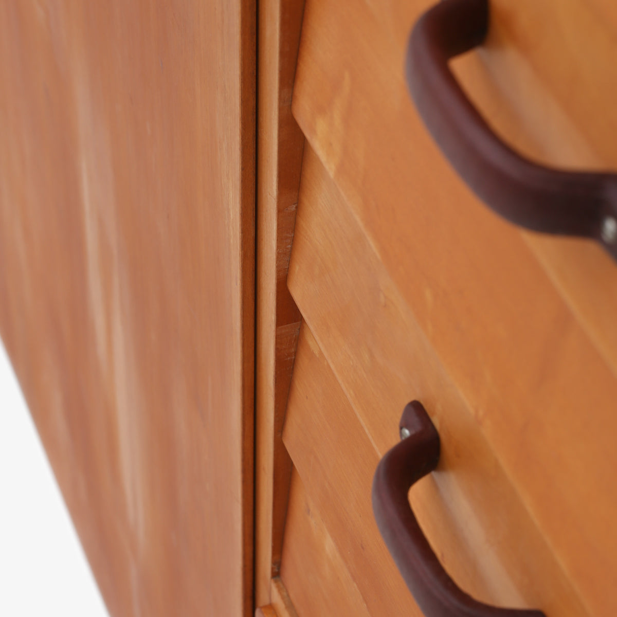Unique wardrobe in maple