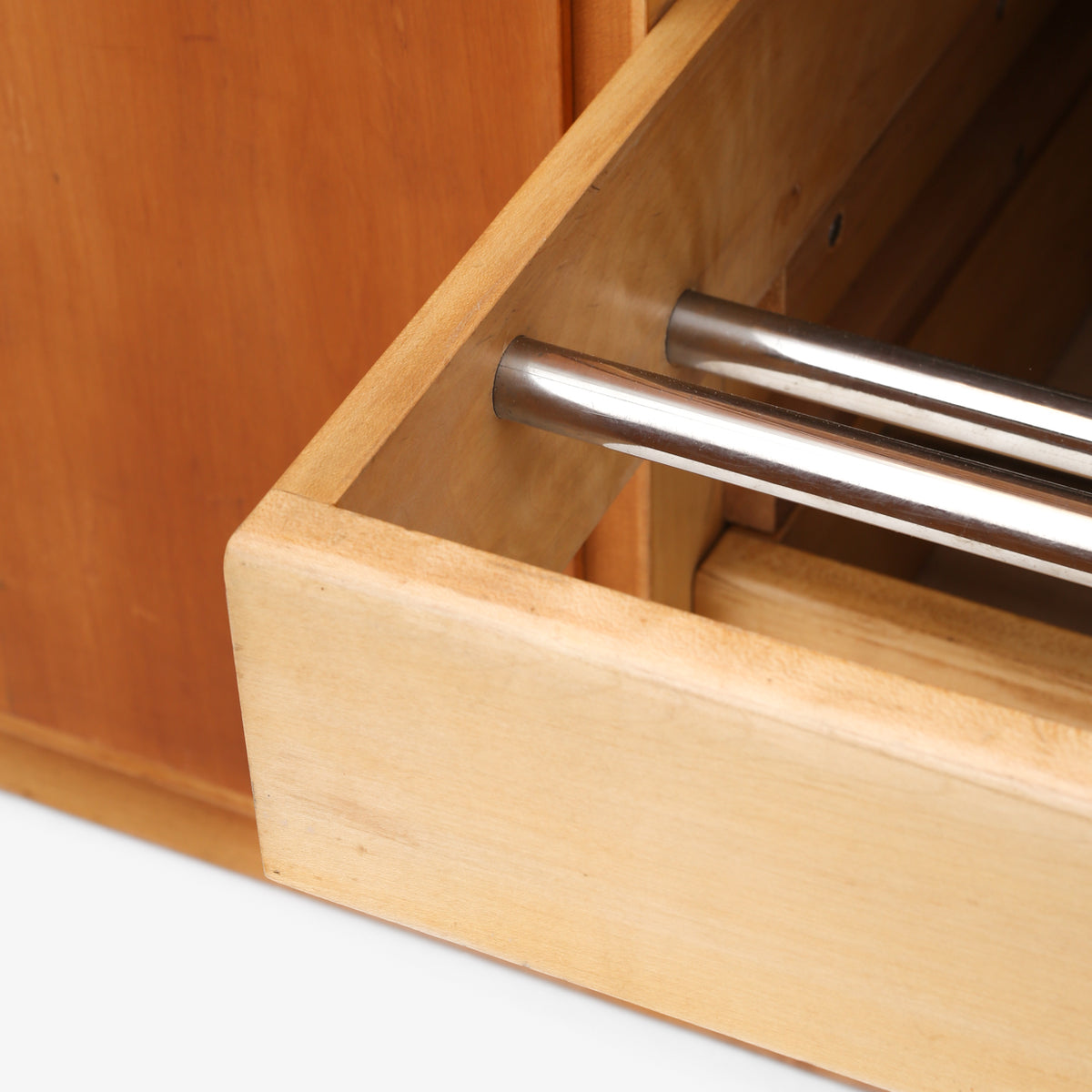 Unique wardrobe in maple