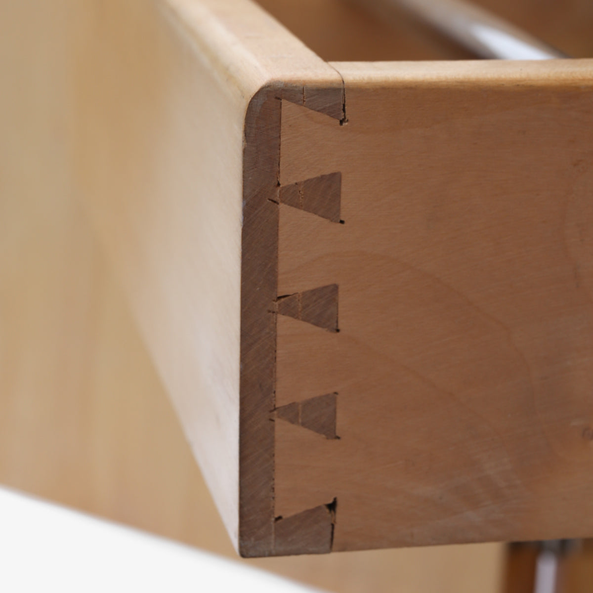 Unique wardrobe in maple