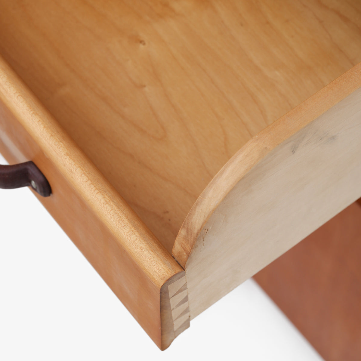 Unique wardrobe in maple