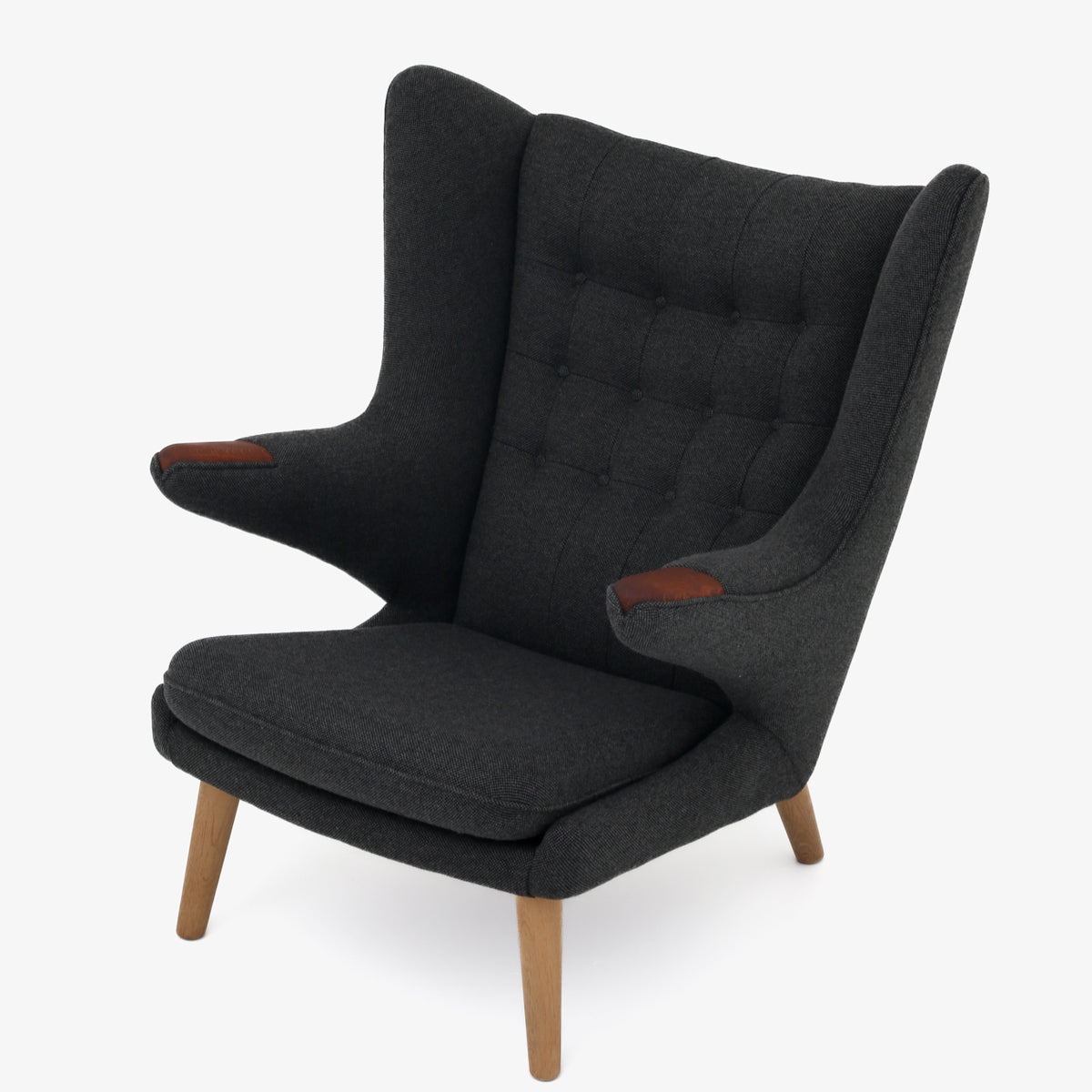 AP 19 - Papa Bear Chair in dark grey wool
