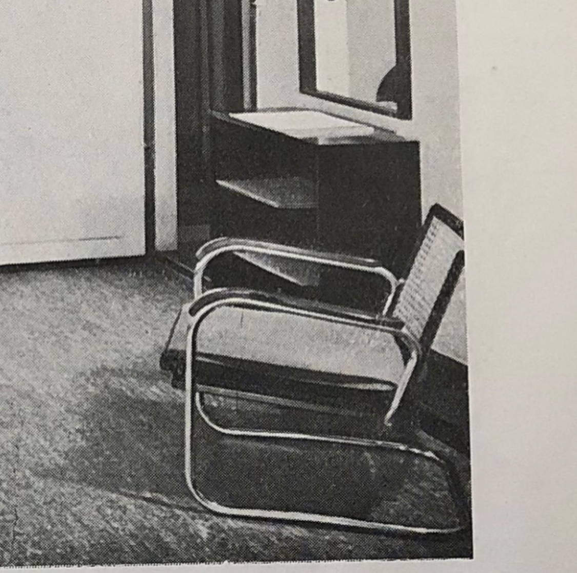 S102 - Pair of rare easy chairs in stained beech
