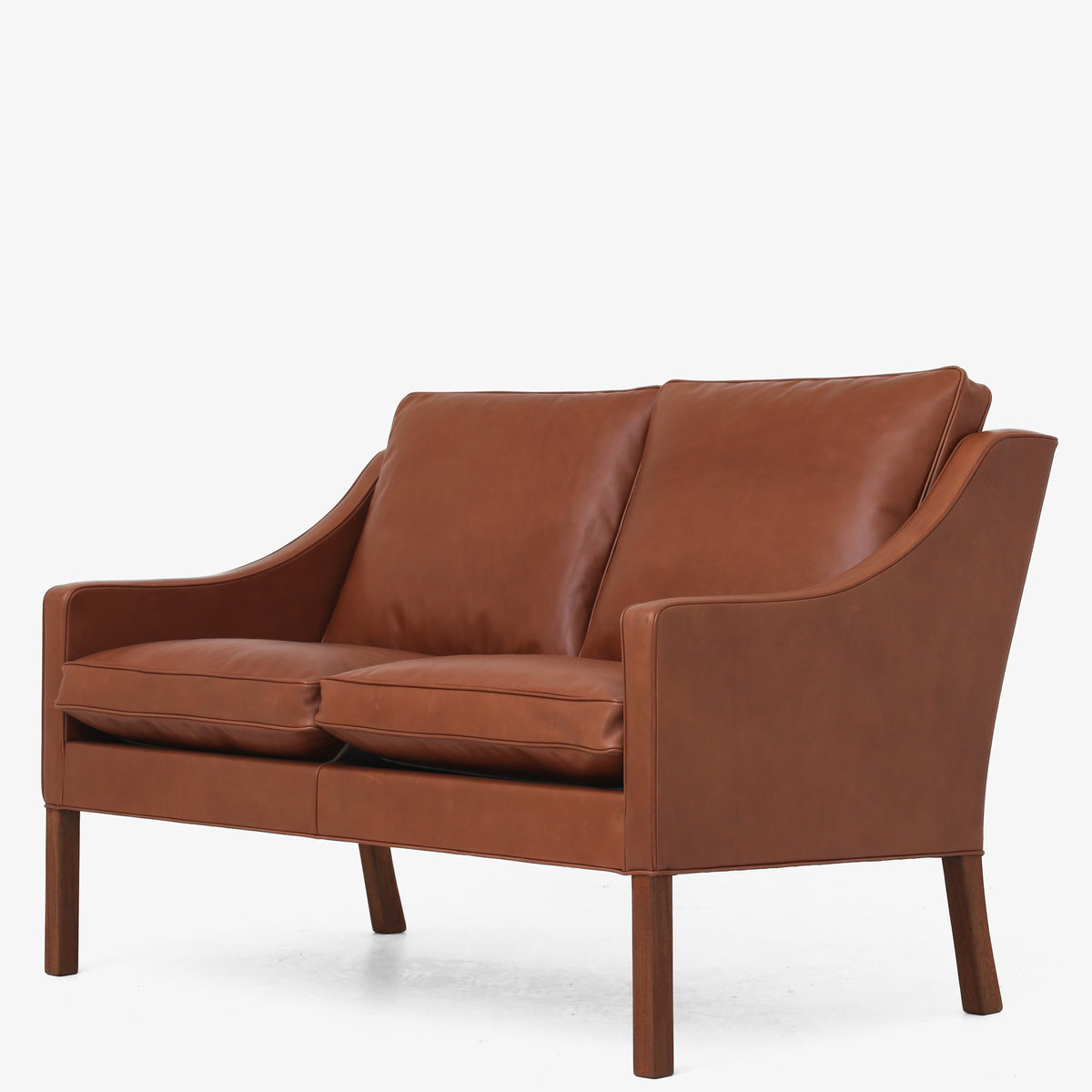 BM 2208 - 2 pers. sofa i nyt læder