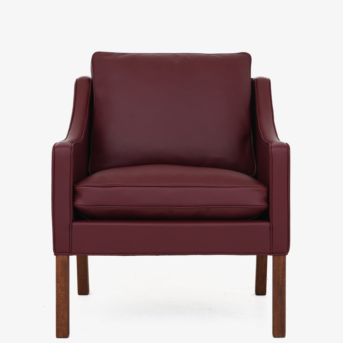 BM 2207 - Easy chair in Prestige wine leather