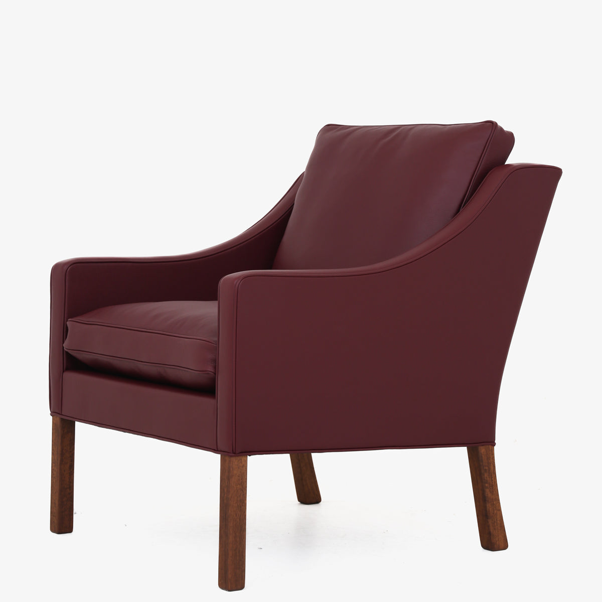 BM 2207 - Easy chair in Prestige wine leather