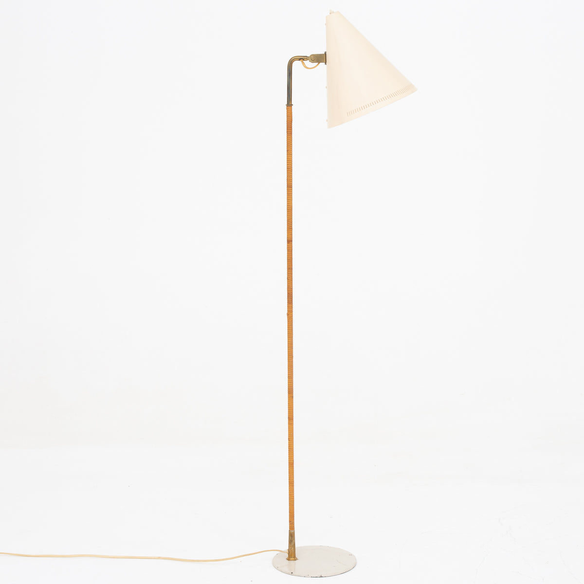 Rare floor lamp in brass