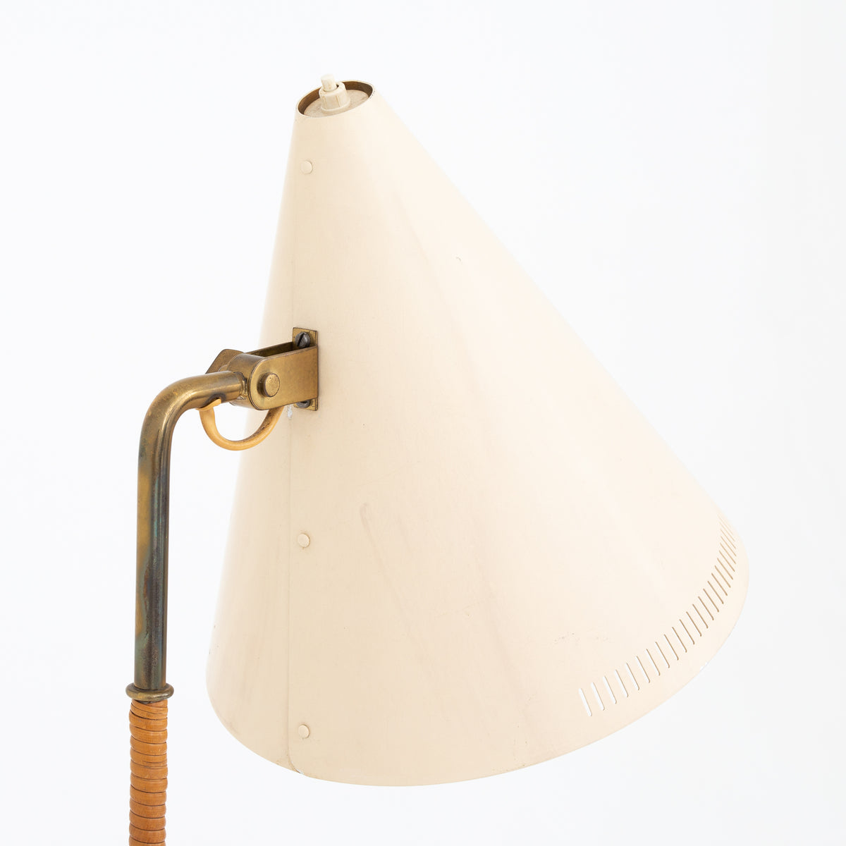 Rare floor lamp in brass