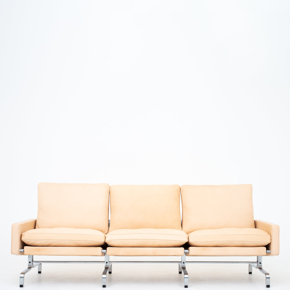 PK 31/3 - 3-seater sofa in natural leather