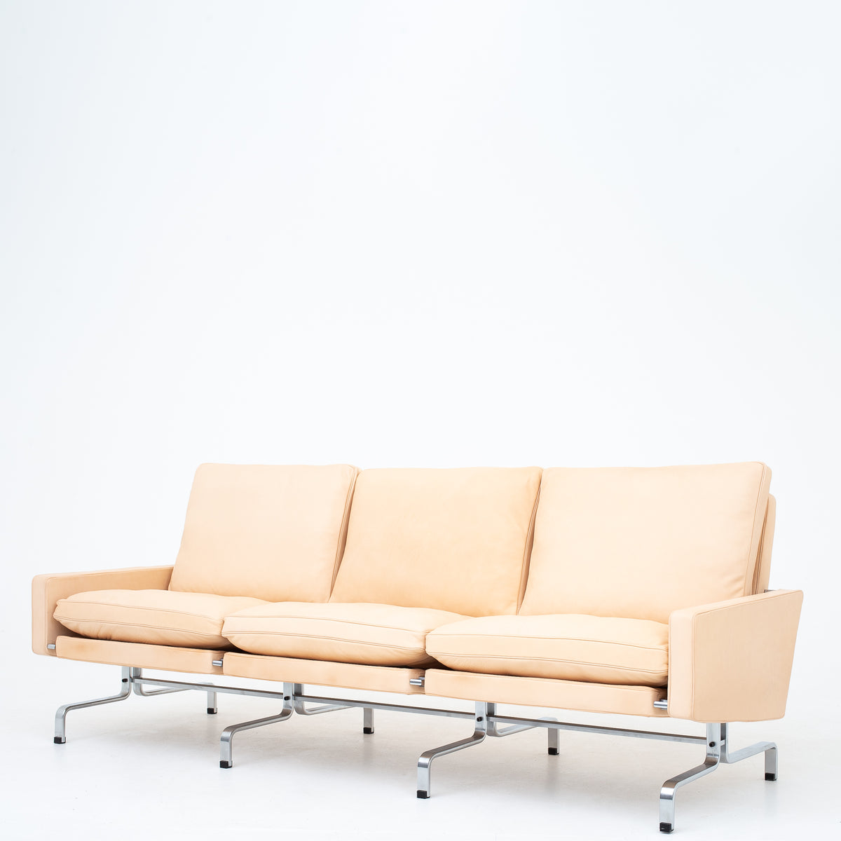 PK 31/3 - 3-seater sofa in natural leather