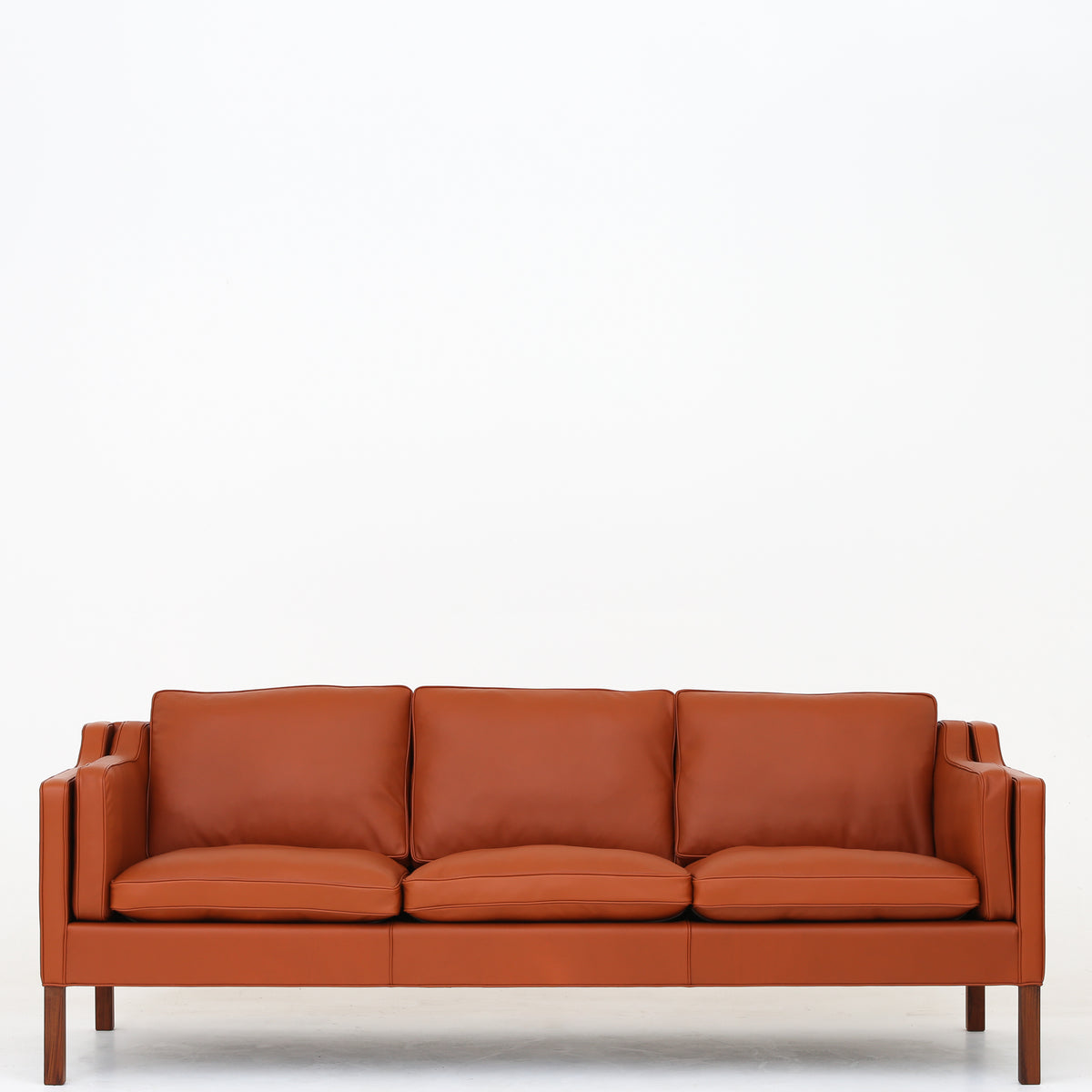 BM 2213 - 3-seater sofa in Passion burn