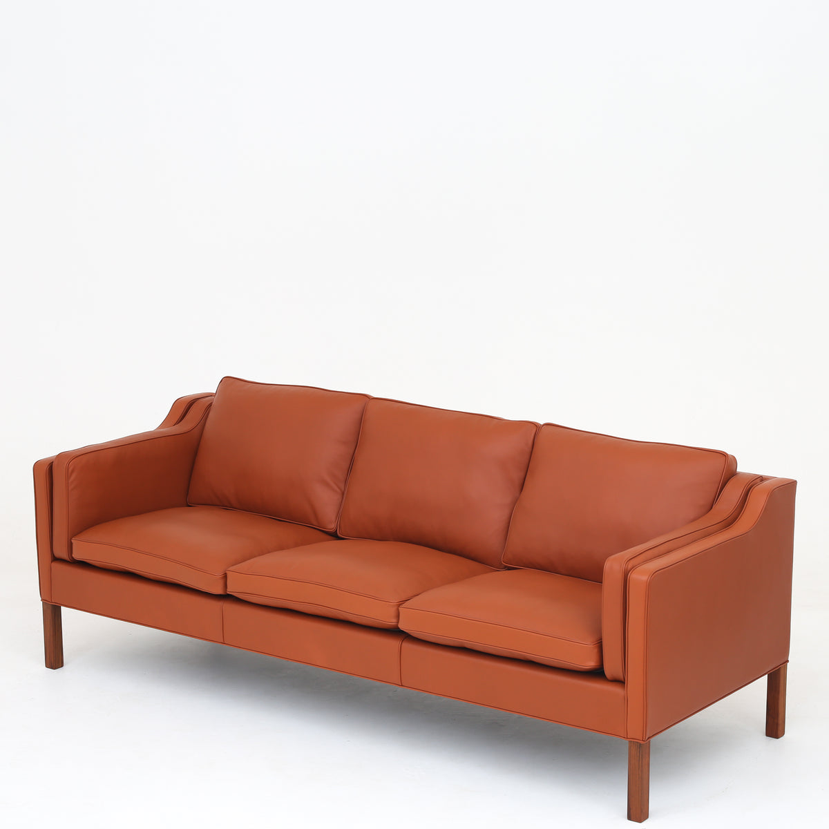 BM 2213 - 3-seater sofa in Passion burn