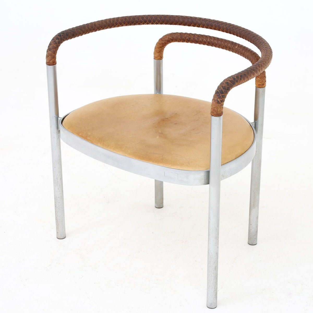 PK 12 - Armchair in natural leather