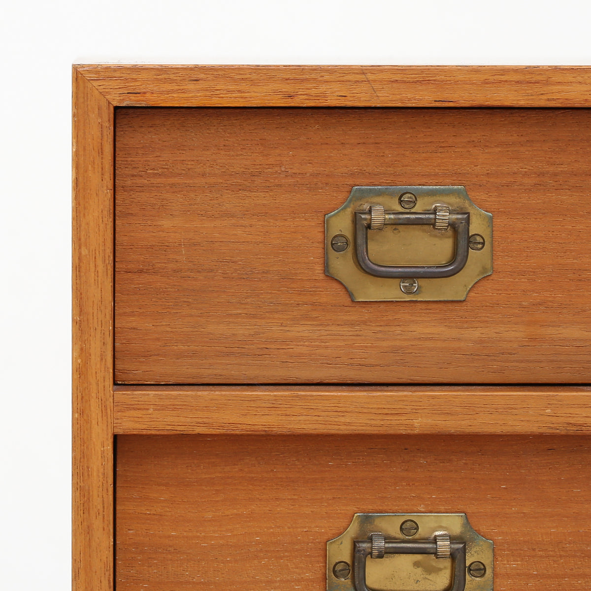 Small teak chest of drawers