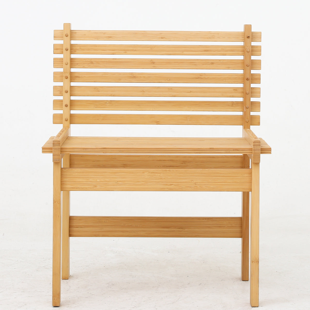 Lamella' chair with frame