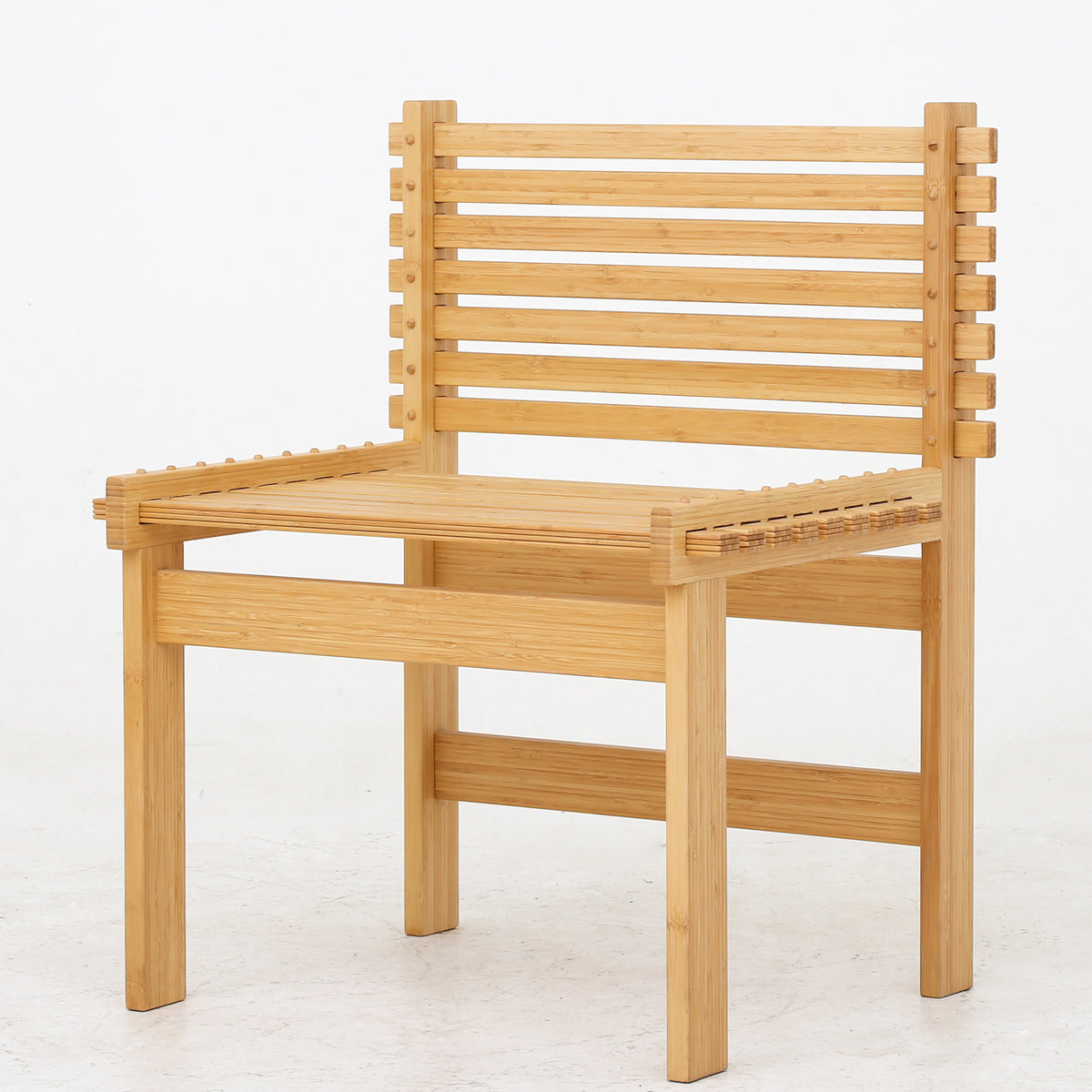 Lamella' chair with frame