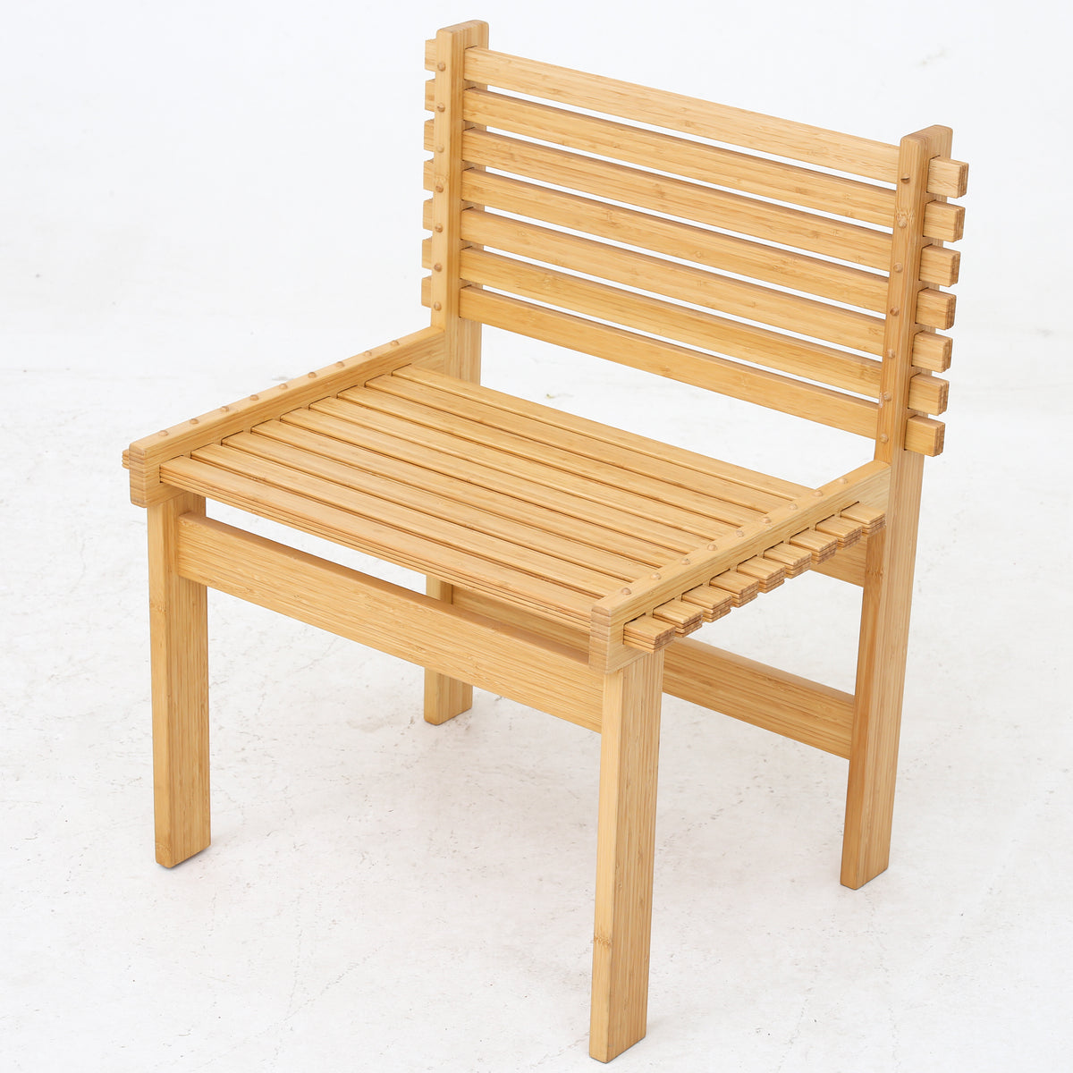 Lamella' chair with frame